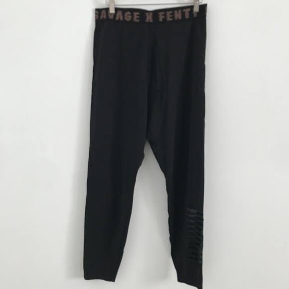 Savage X Fenty Legging Pants Black Plus Size 2X - Picture 1 of 11